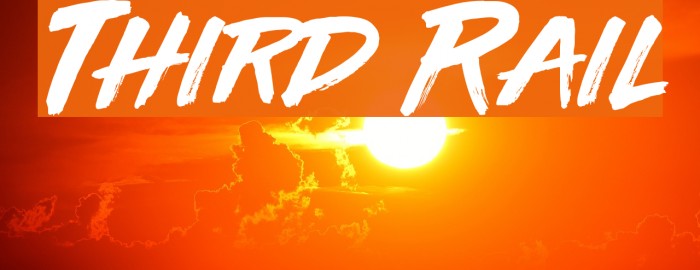Third Rail Font examples