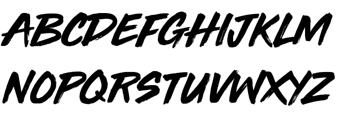 Third Rail Font LOWERCASE