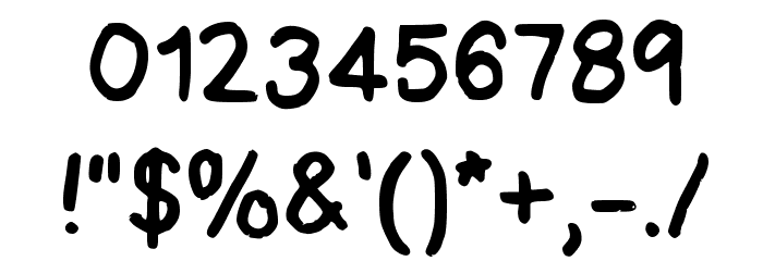 Third Regular Font OTHER CHARS