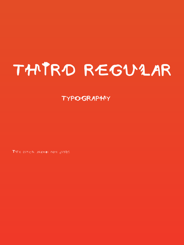 Third Regular Poster