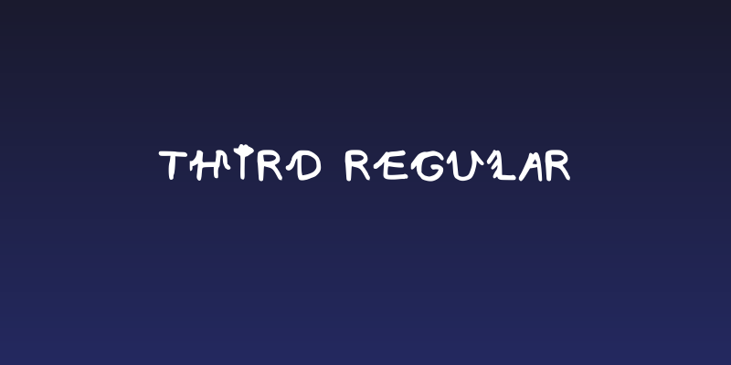 Third Regular Social Header