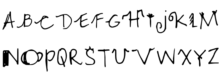 Third Regular Font LOWERCASE