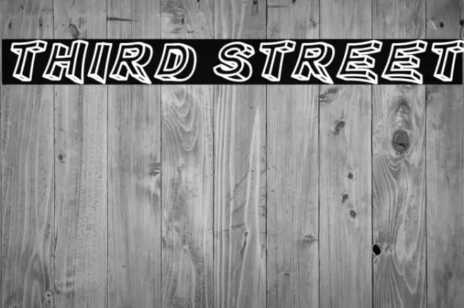Third Street Font examples