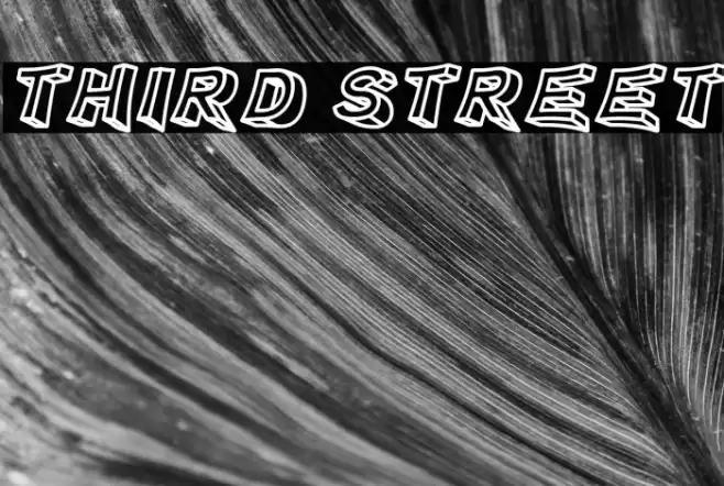 Third Street Font examples