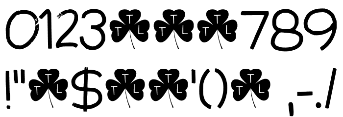 Third Time Lucky DEMO Regular Font OTHER CHARS