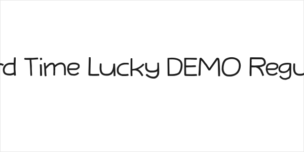 Third Time Lucky DEMO Regular Logo