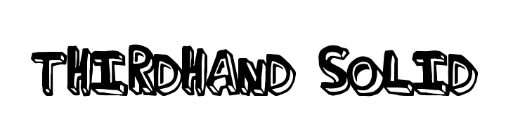 ThirdHand-solid  font caratteri gratis
