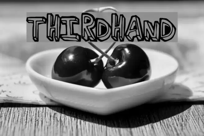 ThirdHand Font examples