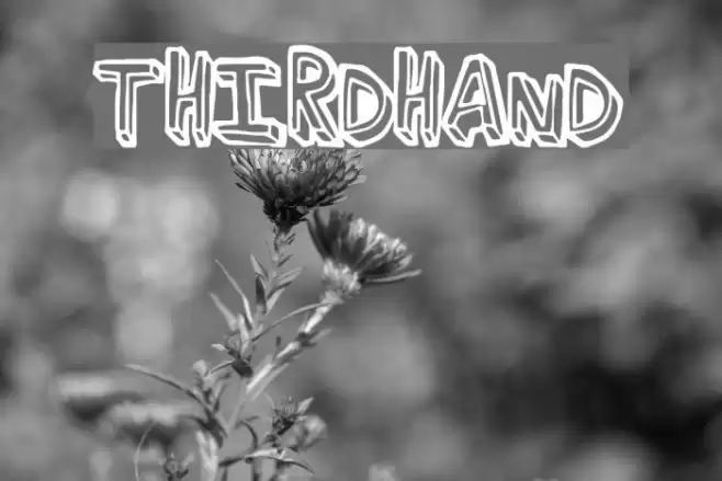ThirdHand Font examples