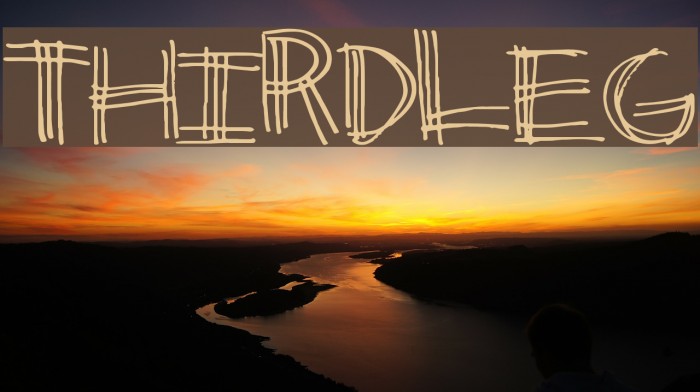 ThirdLeg Font examples