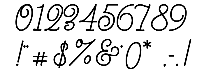 Thirdlone-Regular Font OTHER CHARS