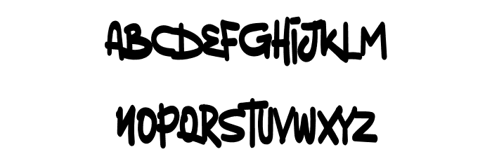Thirsty Caps Font LOWERCASE