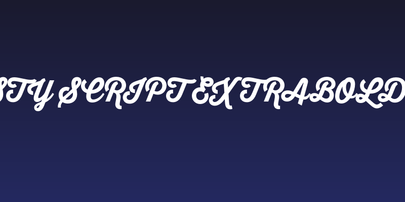Thirsty Script Extrabold Demo Social Header