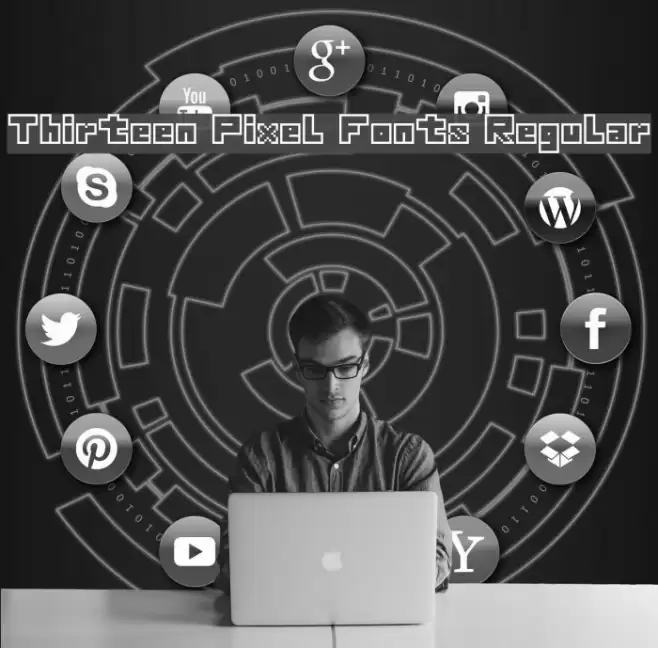 Thirteen Pixel Fonts Regular フォント examples