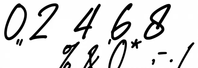 Thirteenth Classmate Font OTHER CHARS