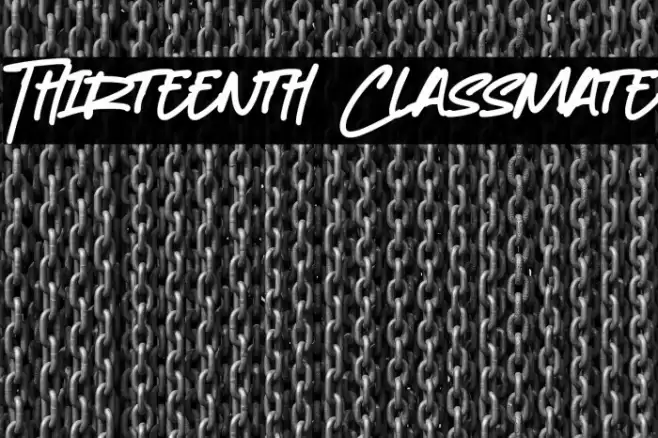 Thirteenth Classmate Font examples