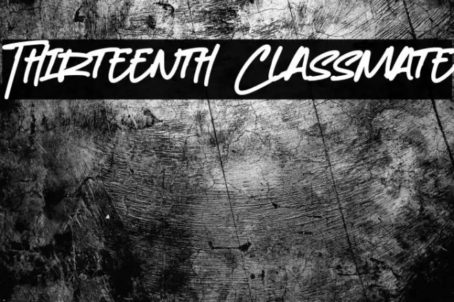 Thirteenth Classmate Font examples