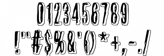 Thirteenth Floor 2 Font OTHER CHARS