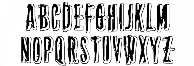 Thirteenth Floor 2 Font UPPERCASE