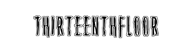 Thirteenth Floor Font