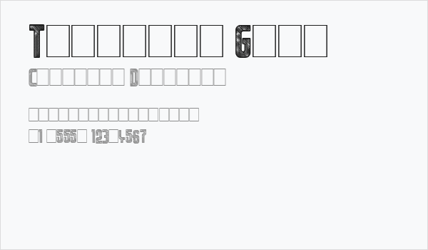 Thirties Gold Business Card