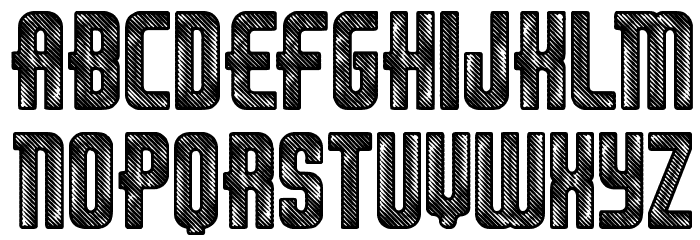 Thirties Gold Font LOWERCASE