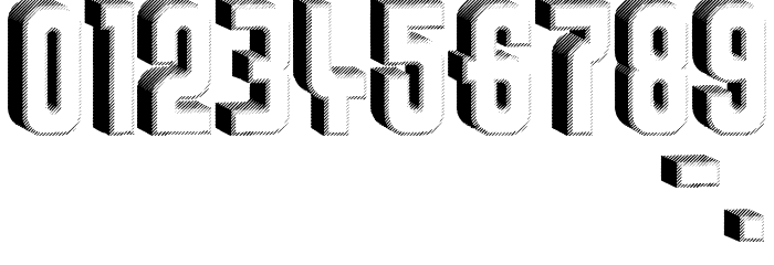 Thirties Relief Font OTHER CHARS