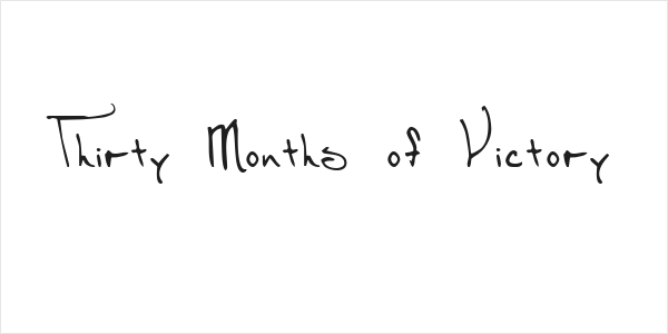 Thirty Months of Victory Logo