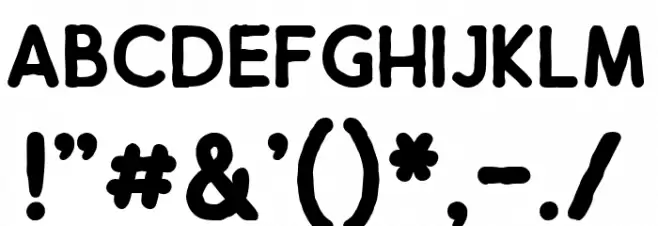 Thirty Sans Bold Font OTHER CHARS