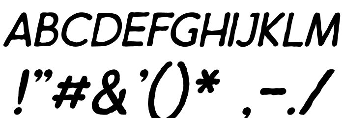 Thirty Sans Italic لخطوط تنزيل حرف أخرى