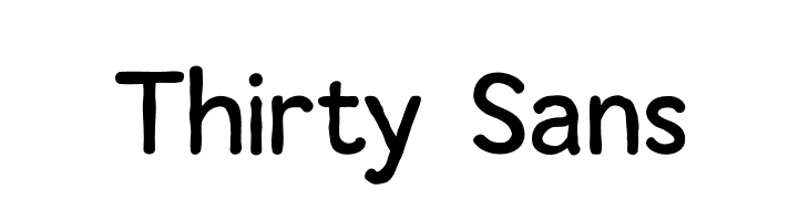 Thirty Sans  لخطوط تنزيل