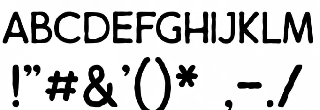 Thirty Sans Font Alte caractere