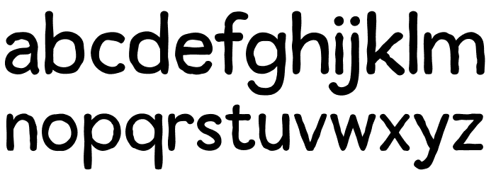 Thirty Sans Font LOWERCASE