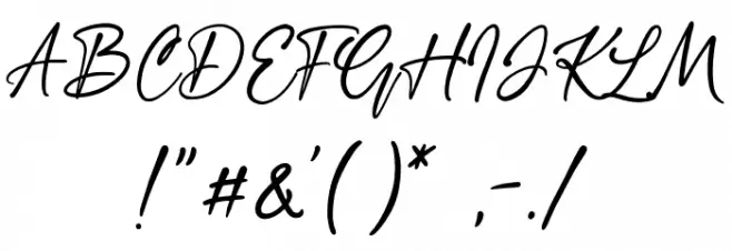 Thirty Script फ़ॉन्ट अन्य घर का काम