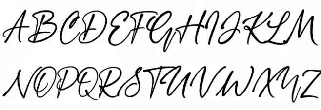 Thirty Script Schriftart Groß