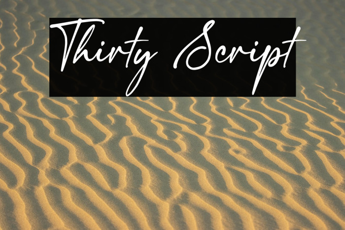 Thirty Script Example 3