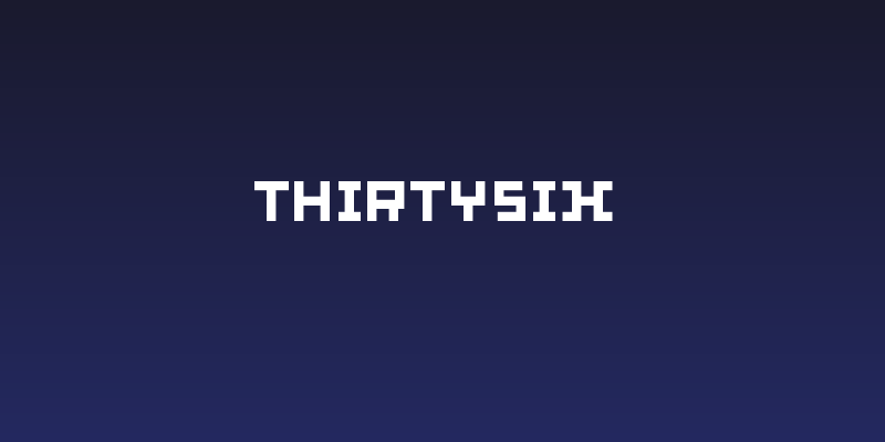 Thirtysix Social Header