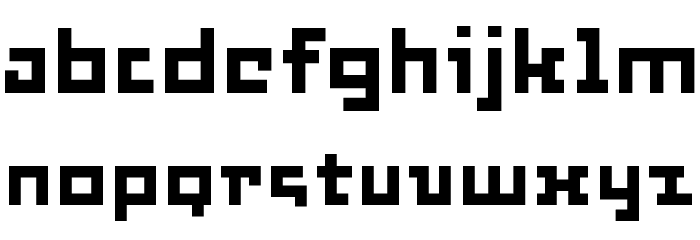 Thirtysix Font LOWERCASE
