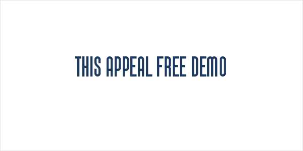 This Appeal Free Demo Logo
