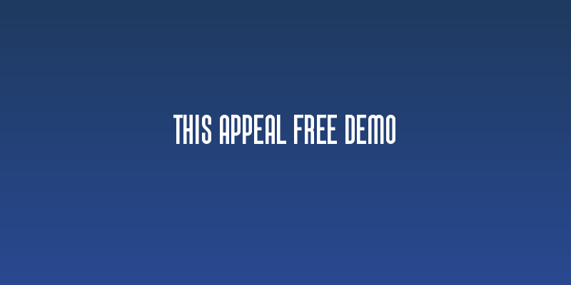 This Appeal Free Demo Social Header