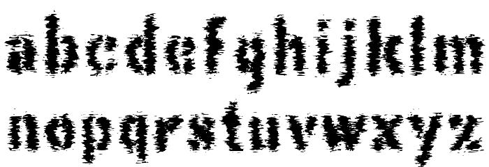 This Corrosion Font LOWERCASE