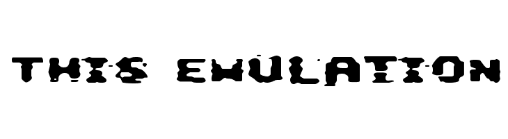 This Emulation  Frei Schriftart Herunterladen