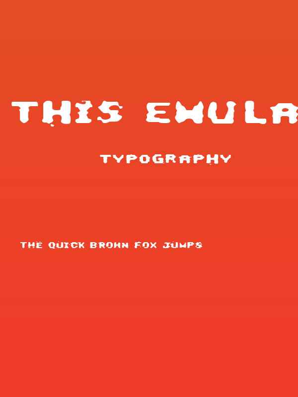 This Emulation Poster