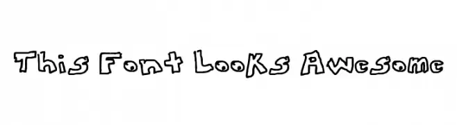 This Font Looks Awesome  Descarca Fonturi Gratis