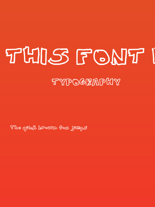 This Font Looks Awesome Poster