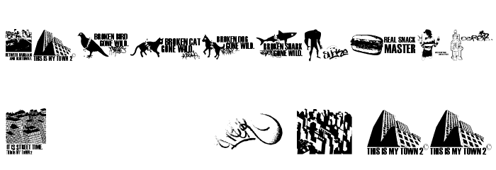 This Is My Town 2 Font OTHER CHARS