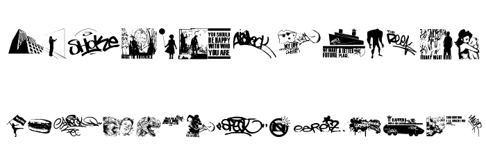 This Is My Town 2 Font LOWERCASE