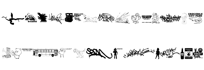 This Is My Town 3 Font LOWERCASE