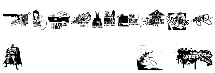 This Is My Town Font OTHER CHARS