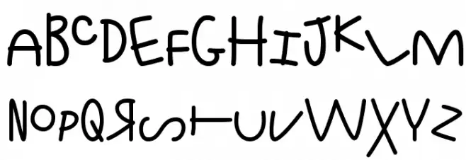 This Is Ridiculous Font UPPERCASE